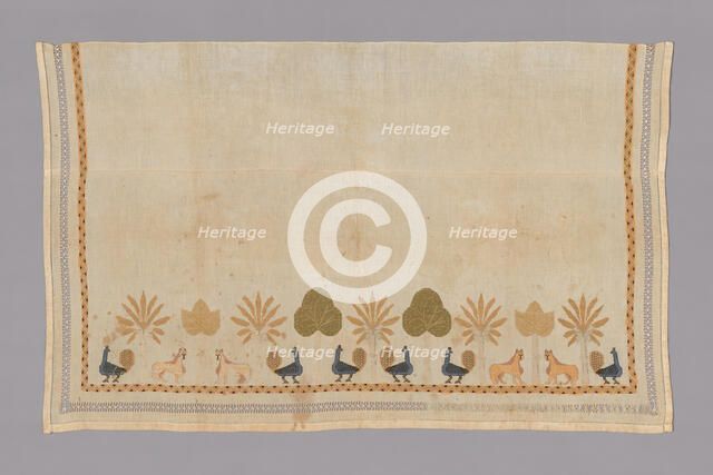 Panel, possibly Egypt or Turkey, c. 1880.  Creator: Unknown.