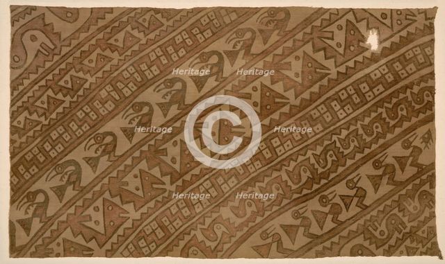 Panel, Peru, 1000/1476. Creator: Unknown.
