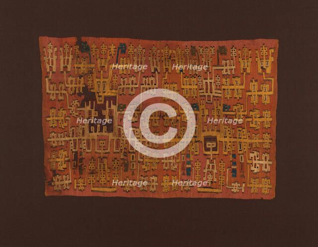 Panel, Peru, Possibly 500/600. Creator: Unknown.