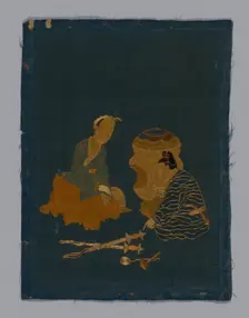 Panel piece, China, Qing dynasty (1644-1911), 1800/50. Creator: Unknown