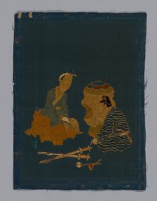 Panel piece, China, Qing dynasty (1644-1911), 1800/50. Creator: Unknown