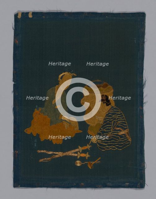 Panel piece, China, Qing dynasty (1644-1911), 1800/50. Creator: Unknown.