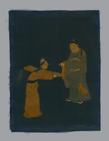 Panel piece, China, Qing dynasty (1644-1911), 1800/50. Creator: Unknown