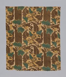 Panel (Pillar Design), England, 1820s/30s. Creator: Unknown