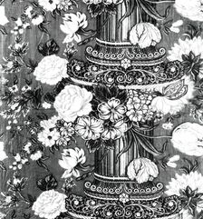 Panel (Pillar Design), England, 1830/35. Creator: Unknown