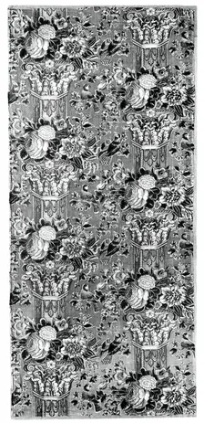 Panel (Pillar Print), England, 18th century. Creator: Unknown