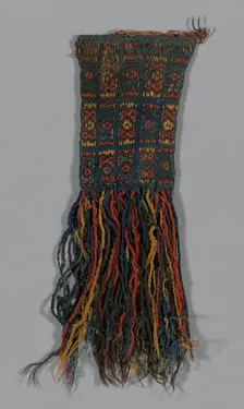 Panel (Probably from a Mantle), Peru, A.D. 800/900. Creator: Unknown