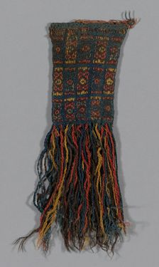 Panel (Probably from a Mantle), Peru, A.D. 800/900. Creator: Unknown