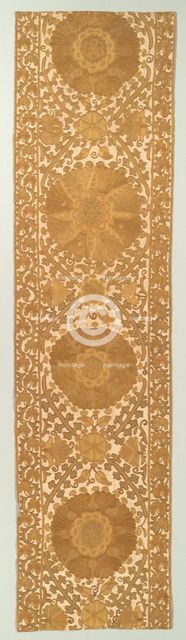 Panel, Probably from a Curtain, 19th century. Creator: Unknown.