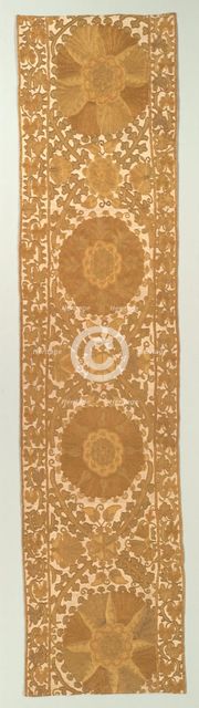Panel, Probably from a Curtain, 19th century. Creator: Unknown.