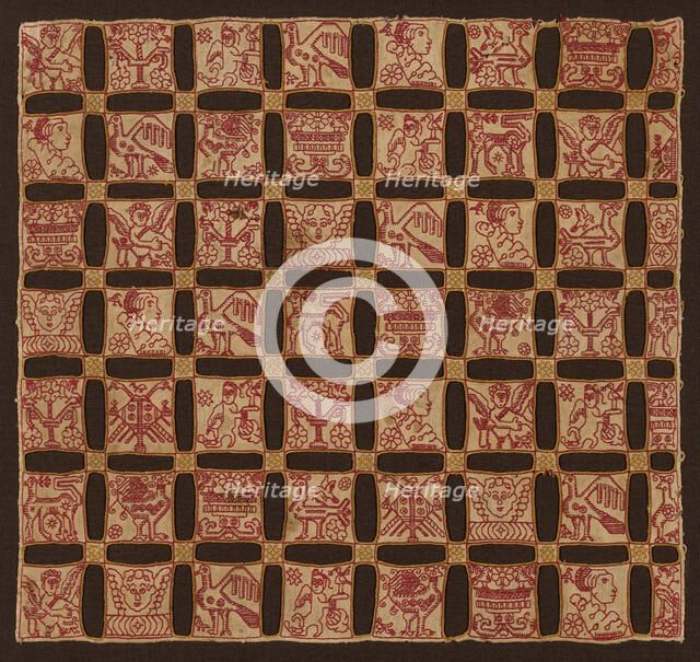 Panel (Probably used as a Pillow Cover), Italy, c. 1600. Creator: Unknown.