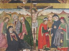 Panel with The Crucifixion from Retable, 15th century. Creator: Domingo Ram