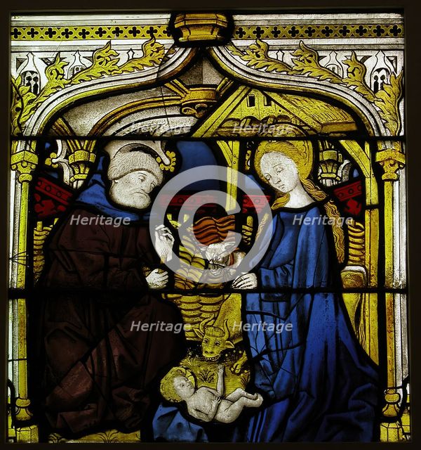 Panel with The Nativity, French, ca. 1440. Creator: Unknown.