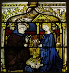 Panel with The Nativity, French, ca. 1440. Creator: Unknown