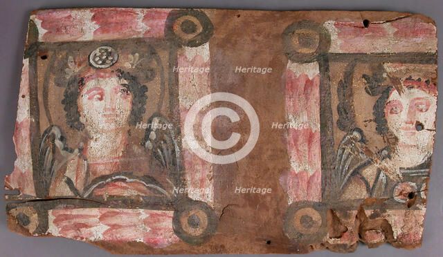 Panel with Winged Figures, Egypt, 5th century. Creator: Unknown.