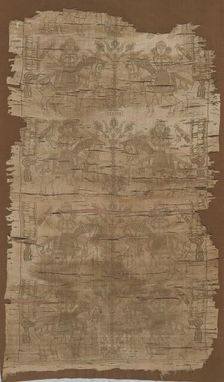 Panel with Falconers, 1516-1955. Creator: Unknown