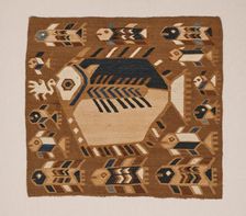 Panel with Fish Imagery, 1000-1200. Creator: Unknown