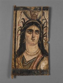 Panel with Painted Image of Isis, A.D. 100-200. Creator: Unknown