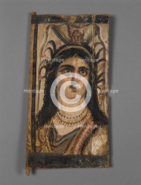 Panel with Painted Image of Isis, A.D. 100-200. Creator: Unknown.