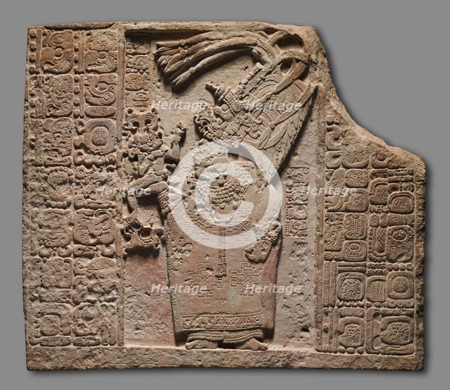 Panel with Royal Woman, c. 795. Creator: Unknown.
