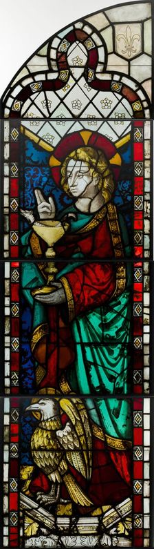 Panel with St. John The Evangelist, French, ca. 1500. Creator: Unknown