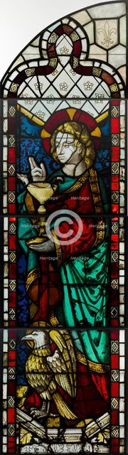 Panel with St. John The Evangelist, French, ca. 1500. Creator: Unknown.