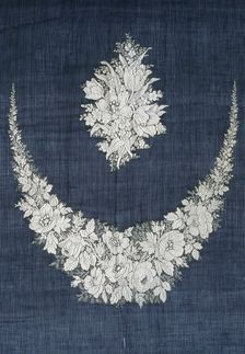 Panel to be Used as Dress or Gown Inserts, France, Mid-19th century. Creator: Unknown