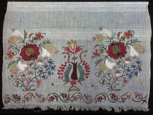 Panel (Towel?), Greece, 19th century. Creator: Unknown