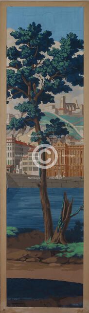 Panel: The Views of Lyon, France, First edition, 1821. Creator: Unknown.