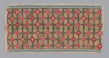Panel (Trouser Band), China, Qing dynasty (1644-1911), 1875/1900. Creator: Unknown