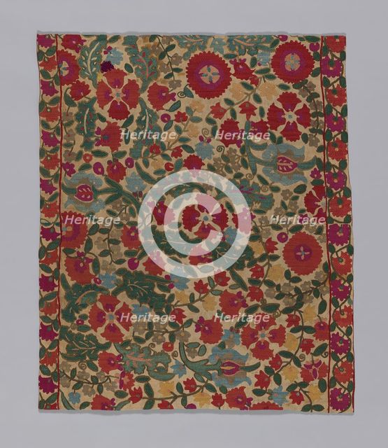 Panel, Turkey, 17th century. Creator: Unknown.