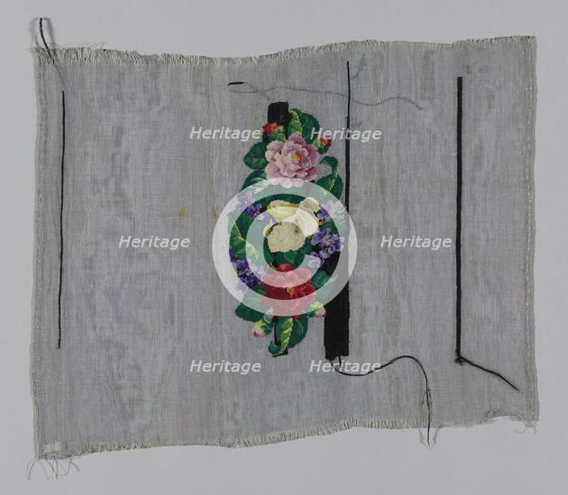 Panel (Unfinished), England, 19th century. Creator: Unknown.