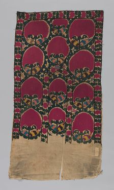 Panel, Uzbekistan, 19th century. Creator: Unknown