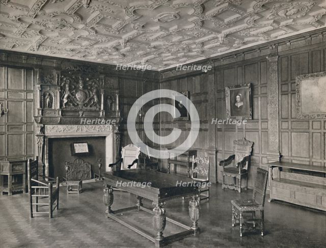 'Panelled Room from the Old Palace, Bromley-By-Bow', 1927. Artist: Unknown.