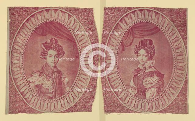 Panels (Furnishing Fabric), Munster, c. 1830. Creator: Hartmann et Fils.