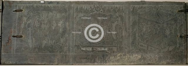 Panels from a Funerary Couch (Guanchuang), Northern Wei dynasty (386-535); c. 525. Creator: Unknown.