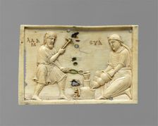 Panels from an Ivory Casket with the Story of Adam and Eve, Byzantine, 10th or 11th century. Creator: Unknown