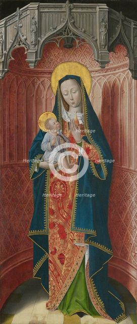 Panels from the High Altar of the Charterhouse of Saint-Honoré, Thuison-les-Abbeville: Virgin and... Creator: Unknown.