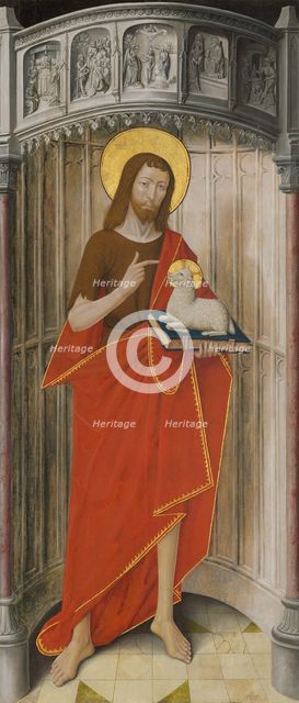 Panels from the High Altar of the Charterhouse of Saint-Honoré, Thuison-les-Abbeville: Saint John... Creator: Unknown.