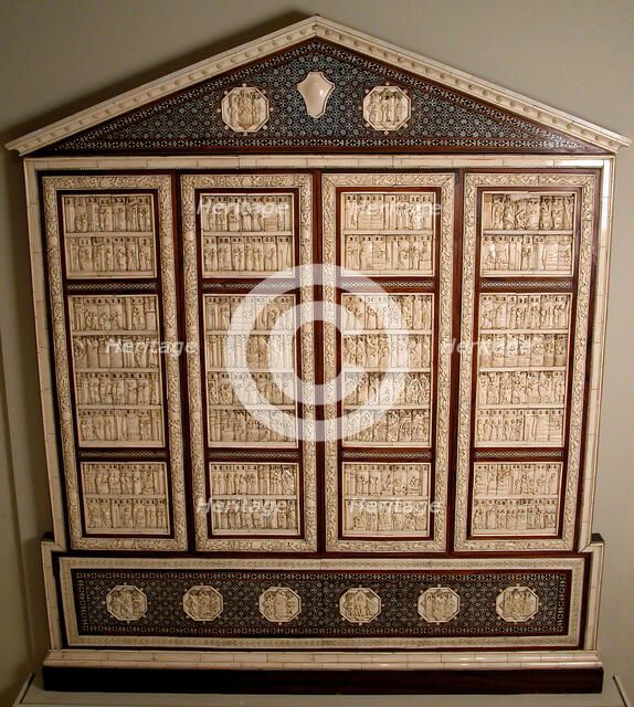 Panels from Two Caskets, Italian, ca. 1400-1409. Creator: Baldassare degli Embriachi.