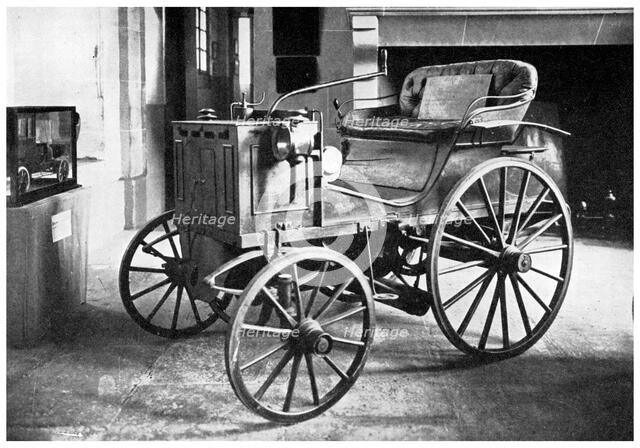 Panhard and Levassor's petrol driven motor car, 1892 (1956). Artist: Unknown