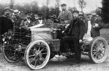 Panhard of French racing driver Leonce Girardot, winner of the Gordon Bennett Cup, France, 1901.. Creator: Unknown