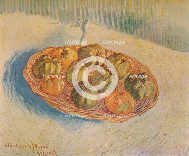 'Panier Rempli De Pommes', 1887. Artist: Vincent van Gogh.