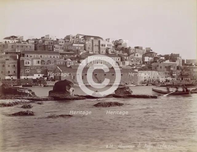 Panorama de Jaffa, ca. 1880. Creator: Felix Bonfils.