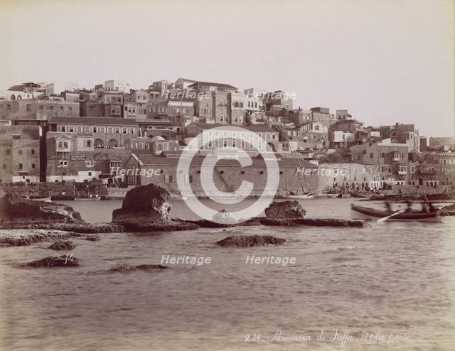 Panorama de Jaffa, ca. 1880. Creator: Felix Bonfils.
