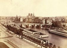 Panorama de la Cité, 1860s. Creator: Edouard Baldus