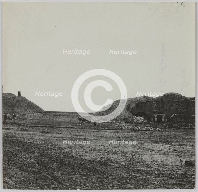 Panorama de la Brèche, Fort d'Issy, Issy-les-Moulineaux, 1871. Creator: Hippolyte Blancard.