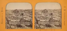 Panorama de Paris. Les Tuileries et Le Louvre., 1860s. Creator: J. H.