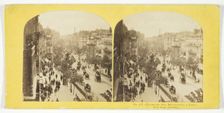 Panorama des Boulevarts [sic], A Paris, 1875/99. Creator: Unknown