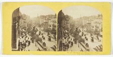 Panorama des Boulevarts [sic], A Paris, 1875/99. Creator: Unknown